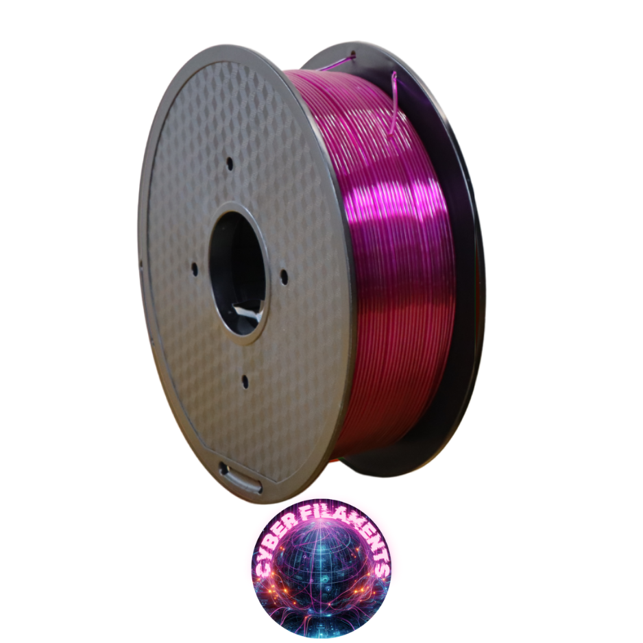 Cyber Filaments 1KG Roll - Trans Purple - PETG+