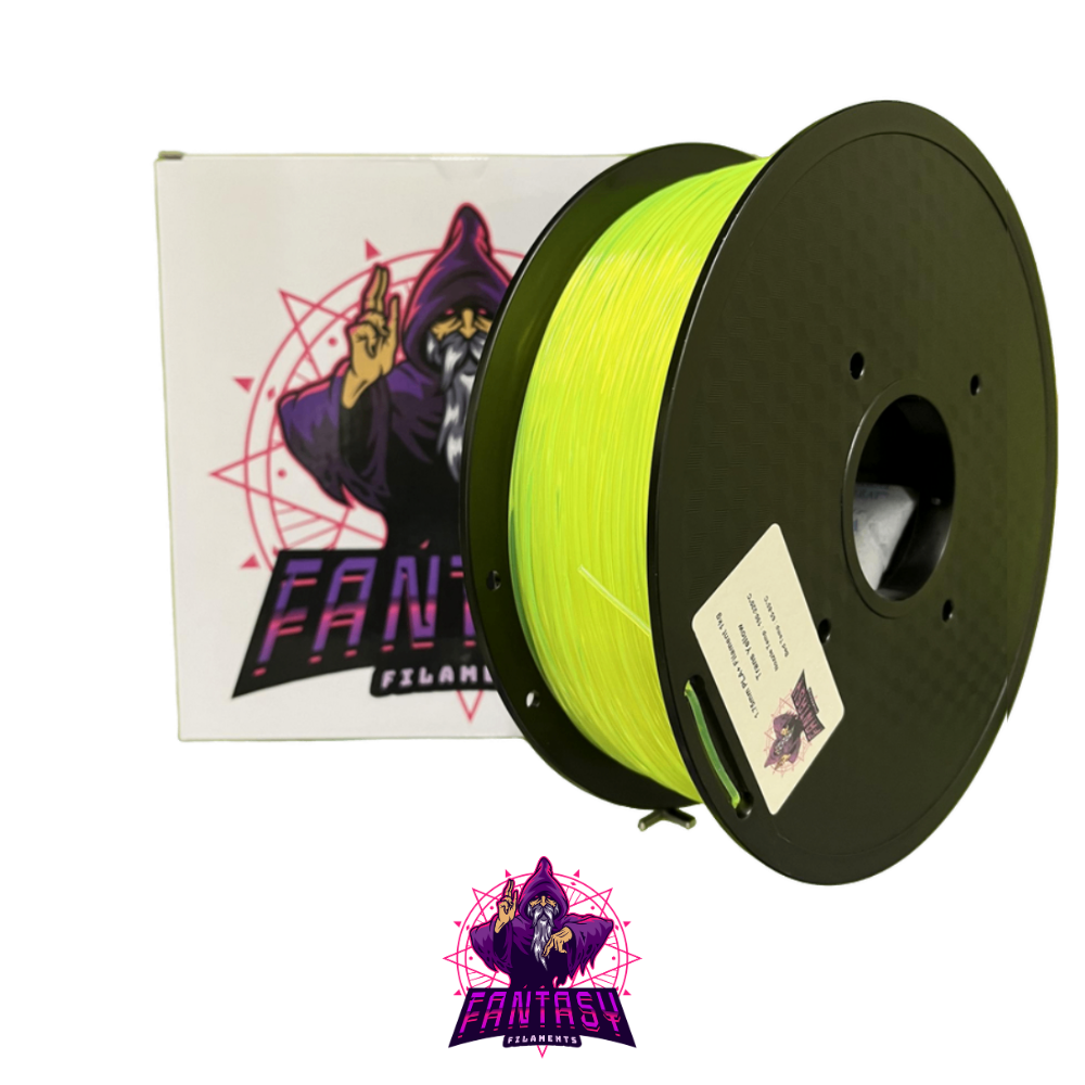 Fantasy Filaments 1KG Roll - Trans Yellow - PLA+