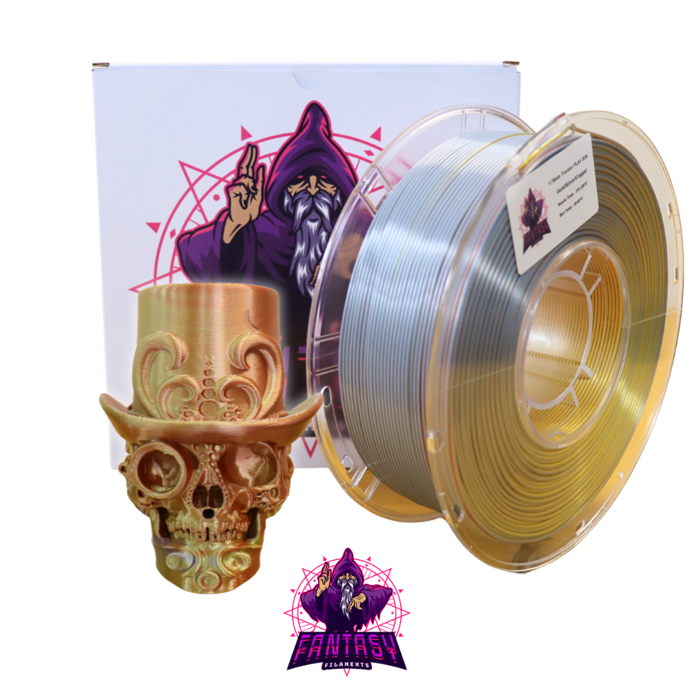 Fantasy Filaments 1KG Roll - Gold/Silver/Copper - PLA+