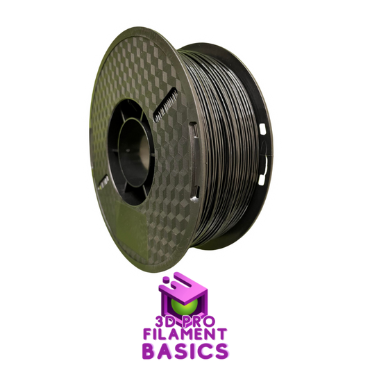 3D Filaments Basics PLA 1KG Roll - Black