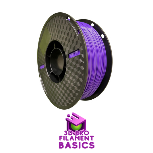 3D Filaments Basics PLA 1KG Roll - Purple