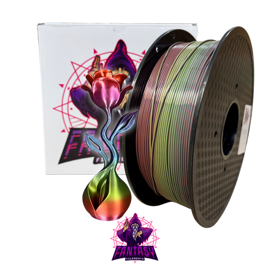 Fantasy Filaments 1KG Roll - Silk Rainbow - PLA+