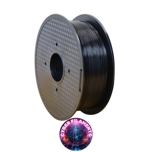 Cyber Filaments 1KG Roll - Black - PETG+