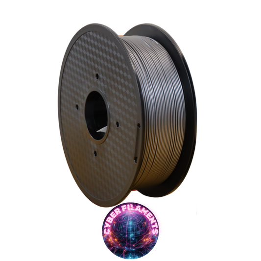 Cyber Filaments 1KG Roll - Silver - PETG+