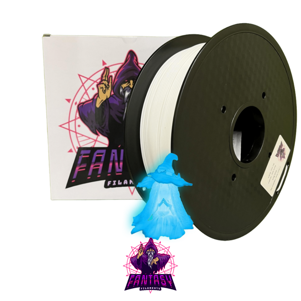 Fantasy Filaments 1KG Roll - Glow Blue - PLA+