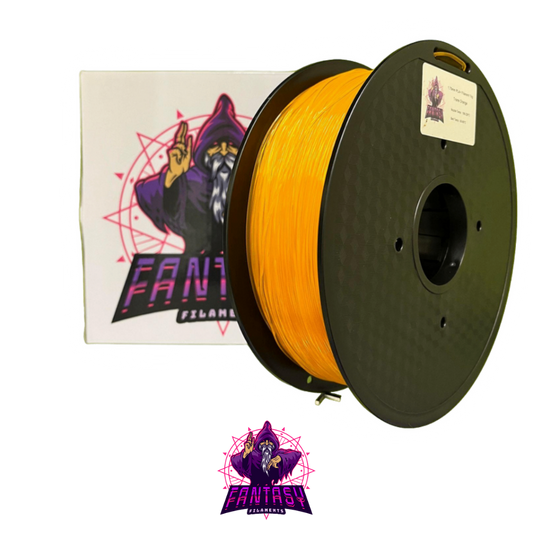 Fantasy Filaments 1KG Roll - Trans Orange - PLA+