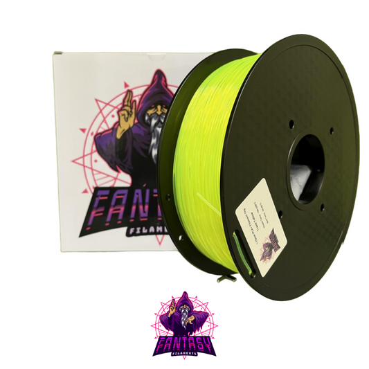 Fantasy Filaments 1KG Roll - Trans Yellow - PLA+