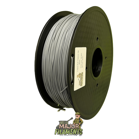 Major Filaments 1KG Roll - Silver - PLA+