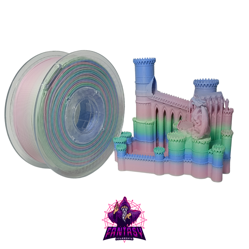 Fantasy Filaments 1KG Roll - Matte Rainbow Macarons
